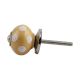 Beige Polka Dot Small Ceramic Drawer Knob